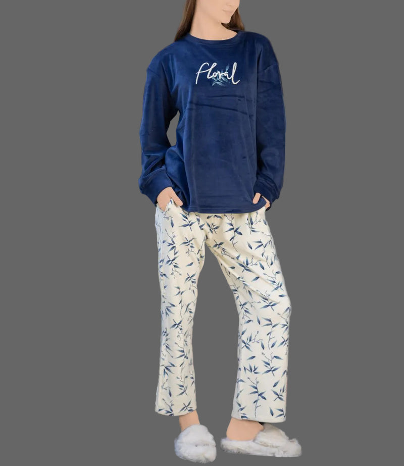 Stylish women's winter pajamas