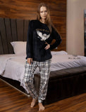 Stylish women's winter pajamas