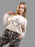 Elegant women's winter pajamas