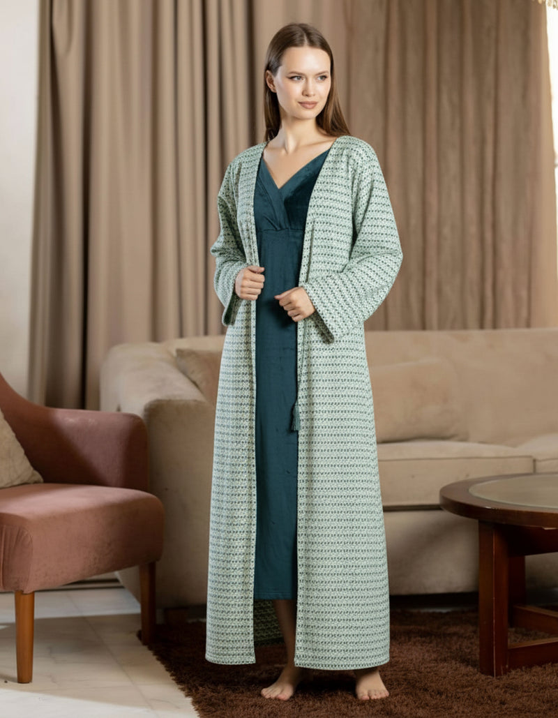 nightgown and long robe