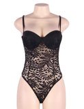 White & Black Push-up Cup Lace Teddy Egypt
