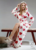 Women's long winter robe