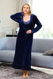 Winter wonder dress robe set, soft velvet