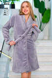 Short women's robe