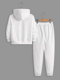 Boys Patch Detail Hoodie & Sweatpants