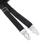 Sexy Lace Metal Clips Garter Panty