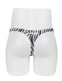 Green & Black & Leopard  & White & Tiger Snakeskin Pattern Sexy Men's Thong