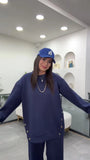 Women's cotton trousers (hoodie + pants)