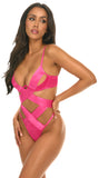 Strappy Cutout Teddy