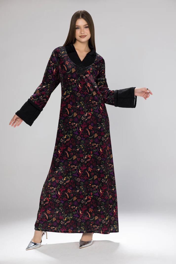 VIBRANT VELOUR GALABEYA