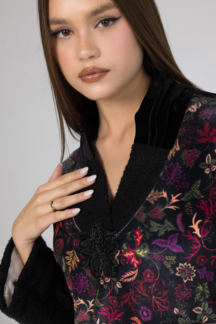 VIBRANT VELOUR GALABEYA