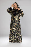 WILD FLOWERS HOODED GALABEYA