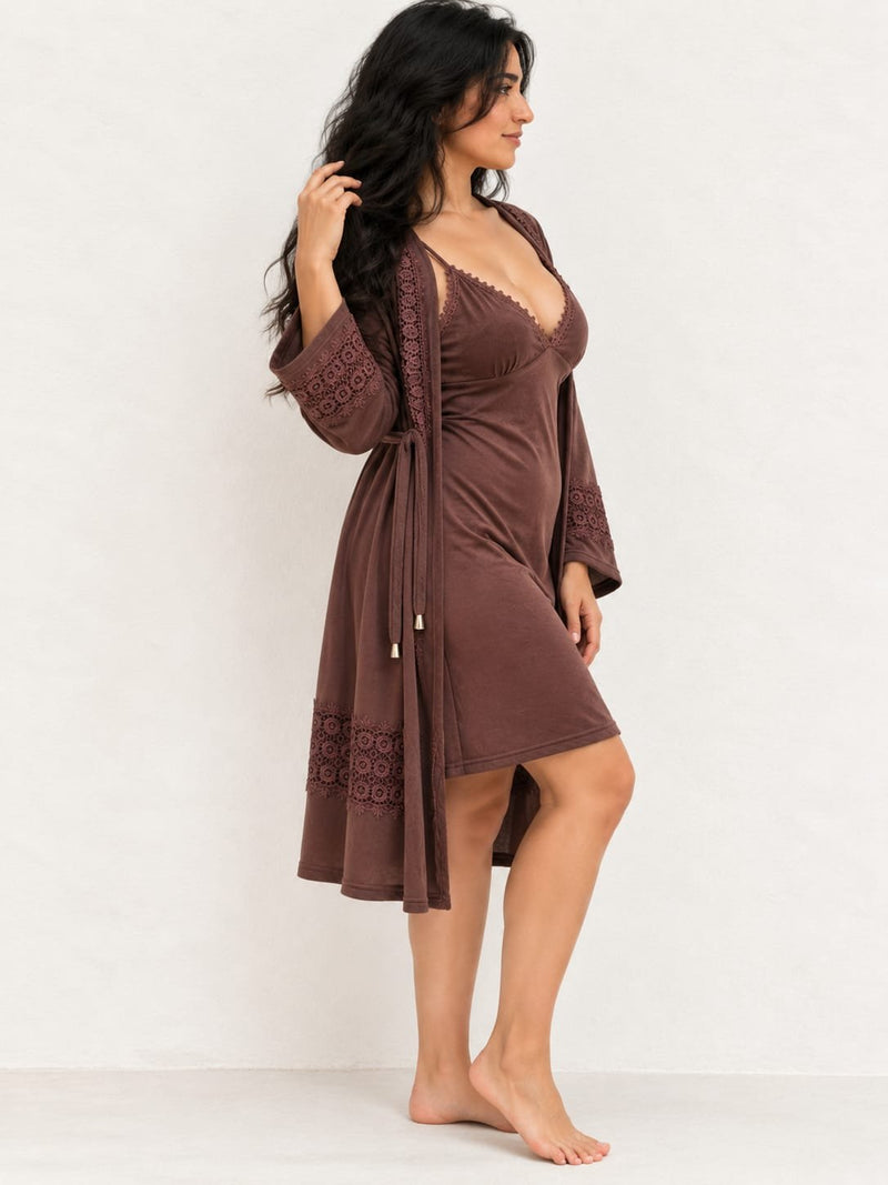 Luxury Nightdress & Robe Set