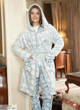 Elegant women's 3-piece pajama set