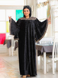 Women's abaya with wide sleeves