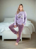 Elegant women's winter pajamas