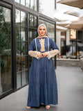 Women's summer floral abaya