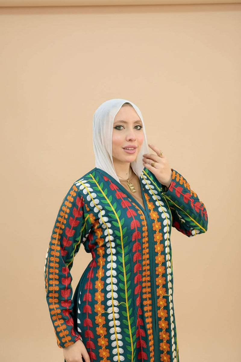 Women's abaya, material: crystal cotton