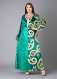 Women's winter abaya made of French velvet material