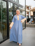 Women's summer floral abaya