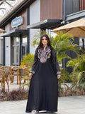 Women's floral summer abaya