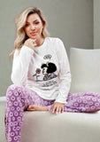 Women's winter pajamas 3 pieces