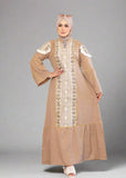 Women's abaya made of linen