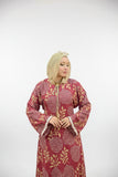 Women's floral abaya