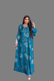 Women's summer printed abaya