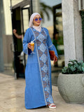Women's abaya made of imported Spanish linen