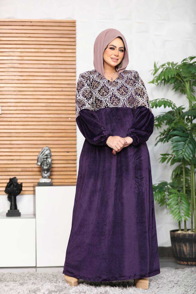 Women's winter abaya
