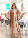 Women's abaya with wide sleeves