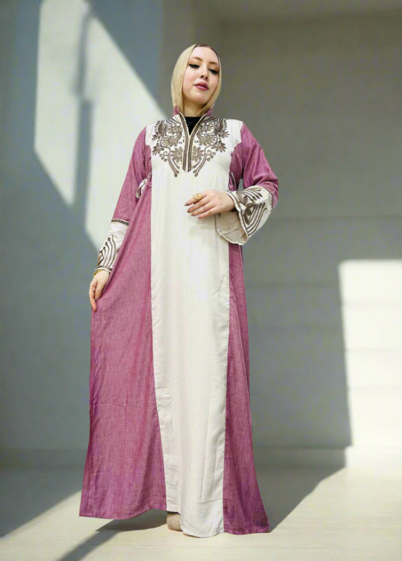 Turkish linen women's abaya