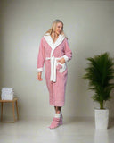 Lined polar robe and polar boots