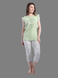 Women's summer printed pajamas