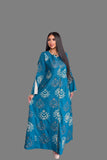 Women's summer printed abaya