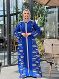 Women's summer abaya with long sleeves