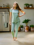 Elegant women's summer pajamas