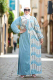 Women's velvet abaya