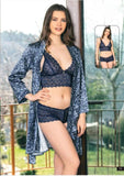 3 pieces of blue color Top + Underwear + Robe Egypt
