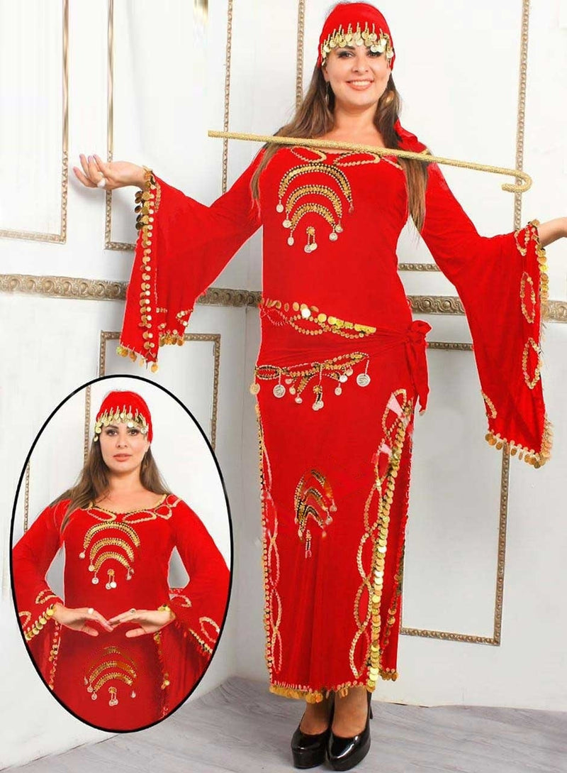 Desert belly dance suit