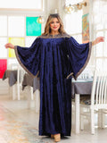 Women's abaya with wide sleeves