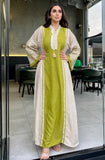 Women's summer linen abaya