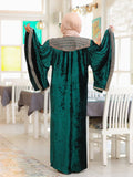 Women's abaya with wide sleeves