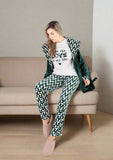 Women's 3-piece winter pajamas