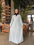 Women's summer abaya with long sleeves