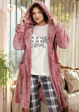 Women's winter pajamas + short robe