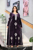 Elegant women's winter abaya
