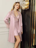 Lace Robe And Nightgown Set
