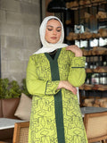 Floral summer women's abaya